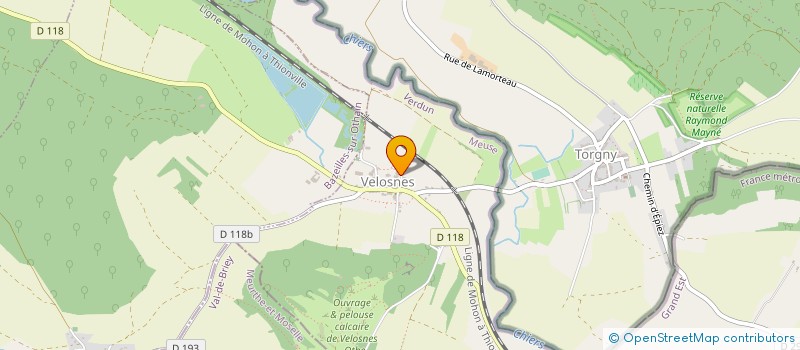 localisation de l'entreprise DES FRONTIERES à VELOSNES