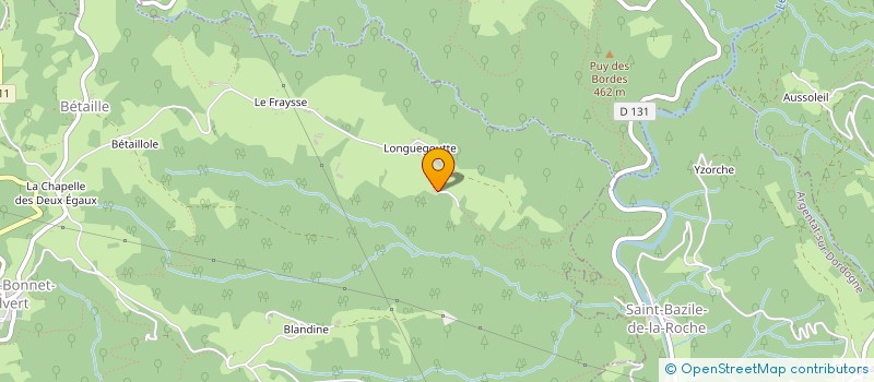 localisation de l'entreprise DES GABARIERS  SAINT-BONNET-ELVERT