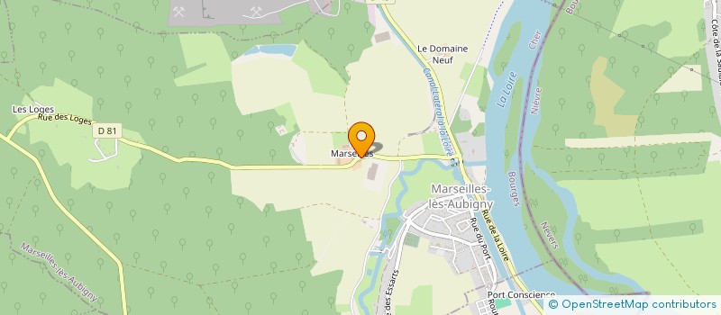 localisation de l'entreprise DES GALOUPIOS  MARSEILLES-LES-AUBIGNY