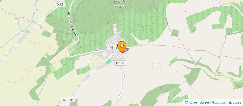 localisation de l'entreprise DES GAPEC'S  VOIGNY