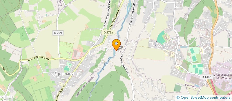 localisation de l'entreprise DES GARAGES ACCK  GONNEVILLE-SUR-HONFLEUR