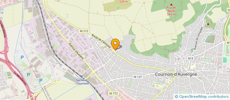 localisation de l'entreprise DES GARDES 2  COURNON-D'AUVERGNE