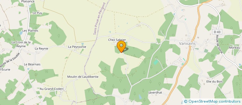 localisation de l'entreprise DES GARDES à VILLETOUREIX