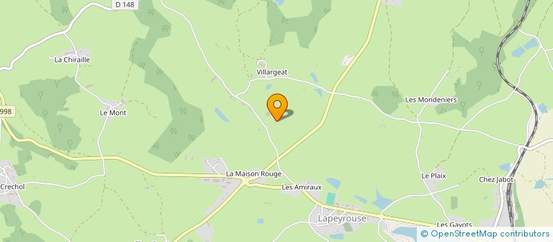 localisation de l'entreprise DES GARDES  LAPEYROUSE