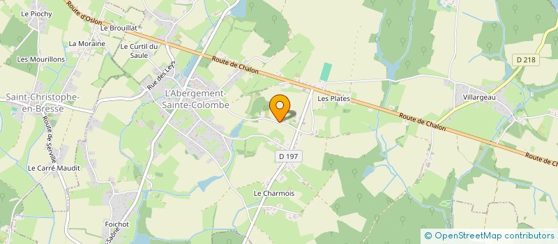 localisation de l'entreprise DES GARDIENS DU PAYS DES LACS  L'ABERGEMENT-SAINTE-COLOMBE