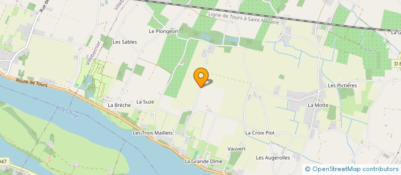 localisation de l'entreprise DES GARENNES à VARENNES-SUR-LOIRE