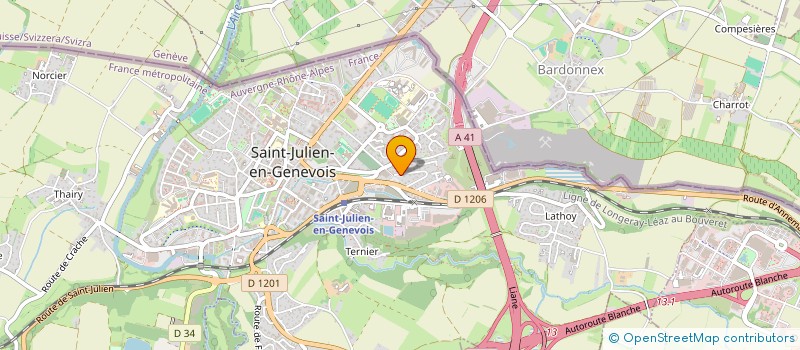 localisation de l'entreprise DES GEMMES  SAINT-JULIEN-EN-GENEVOIS