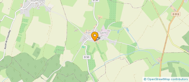 localisation de l'entreprise DES GENAY  FORCELLES-SAINT-GORGON