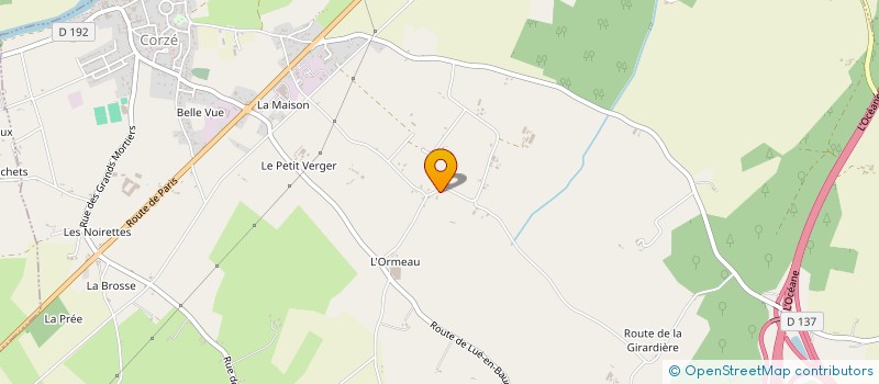 localisation de l'entreprise DES GENDRIES  CORZE