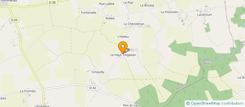 localisation de l'entreprise DES GENETS à MAXENT