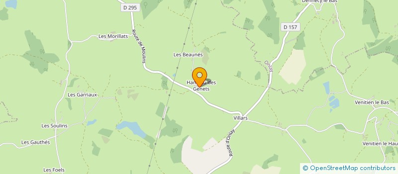 localisation de l'entreprise DES GENETS à PREPORCHE