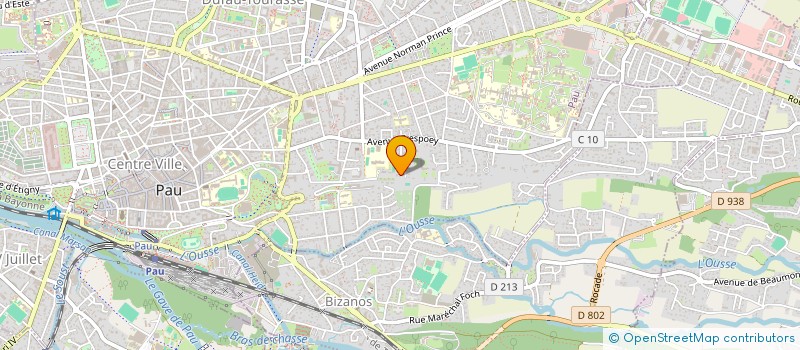 localisation de l'entreprise DES GENETS à PAU
