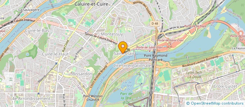 localisation de l'entreprise DES GENS BIEN à CALUIRE-ET-CUIRE