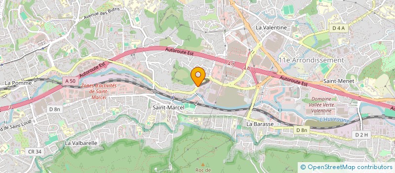 localisation de l'entreprise DES GESTES ET DES NOTES  MARSEILLE 11EME