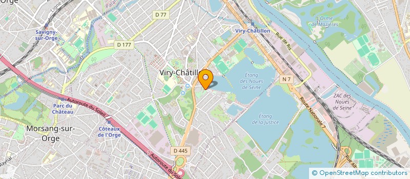 localisation de l'entreprise DES GESTES POUR UNE VIE à VIRY-CHATILLON