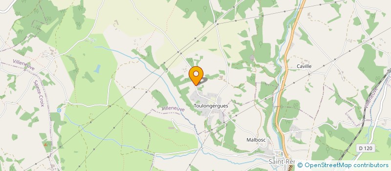 localisation de l'entreprise DES GIROFLEES  VILLENEUVE