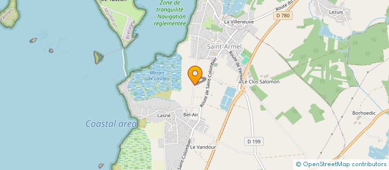 localisation de l'entreprise DES GLANDS  SAINT-ARMEL