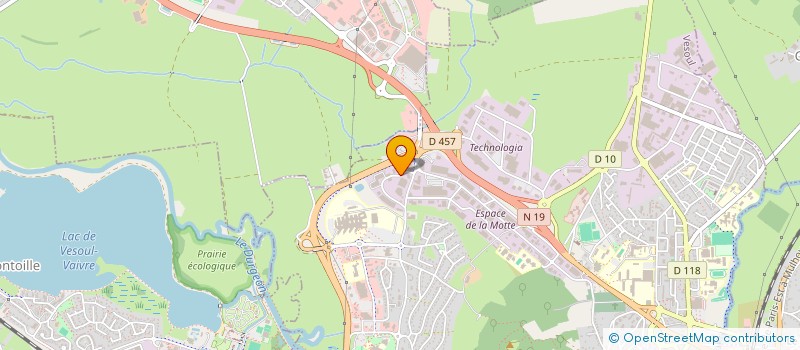 localisation de l'entreprise DES GLYCINES à VESOUL