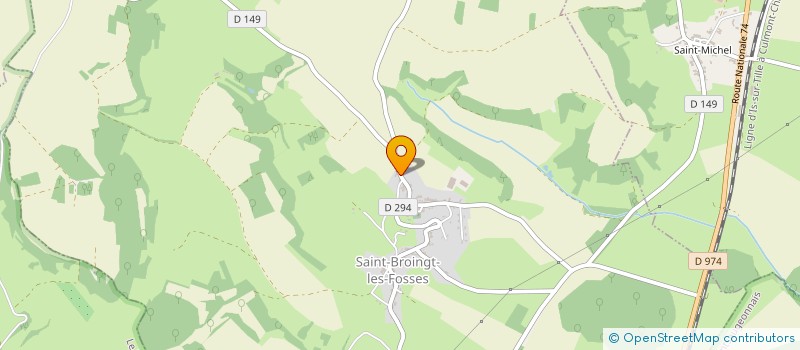 localisation de l'entreprise DES GORGES à SAINT-BROINGT-LES-FOSSES