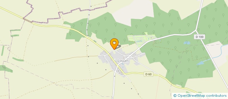 localisation de l'entreprise DES GOUFFRES à LOUAN-VILLEGRUIS-FONTAINE