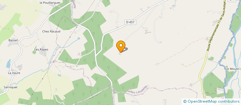 localisation de l'entreprise DES GOUGEAUX à SALLES-LAVALETTE