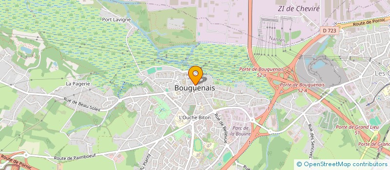 localisation de l'entreprise DES GOURMETS à BOUGUENAIS