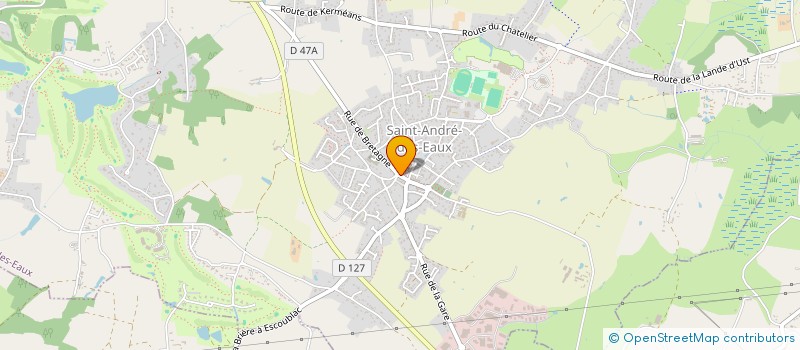 localisation de l'entreprise DES GOURMETS  SAINT-ANDRE-DES-EAUX