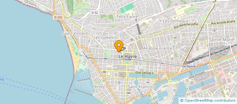 localisation de l'entreprise DES GRAINES DANS LES VOILES à LE HAVRE