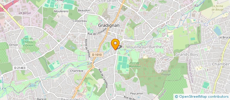 localisation de l'entreprise DES GRAINS DE BLE 2 à GRADIGNAN