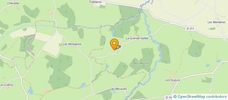 localisation de l'entreprise DES GRANDES BRUYERES  LUNEAU