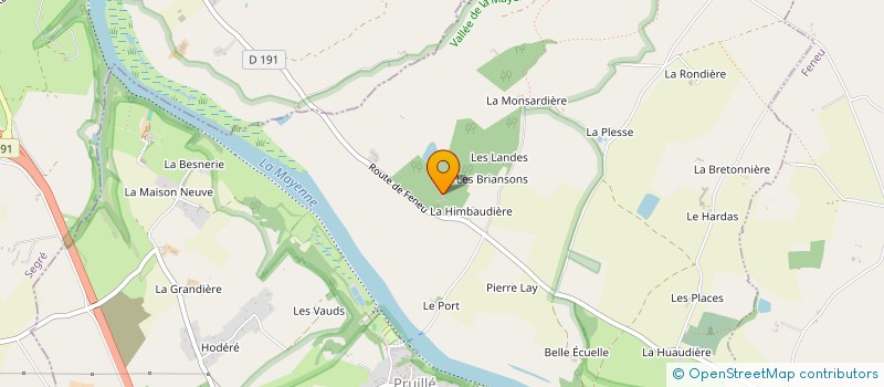 localisation de l'entreprise DES GRANDES MAISONS  LONGUENEE-EN-ANJOU