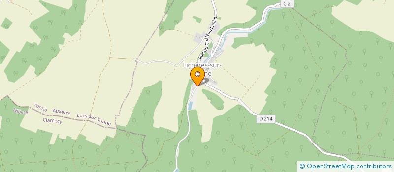 localisation de l'entreprise DES GRANDES RAIES  COURSON-LES-CARRIERES