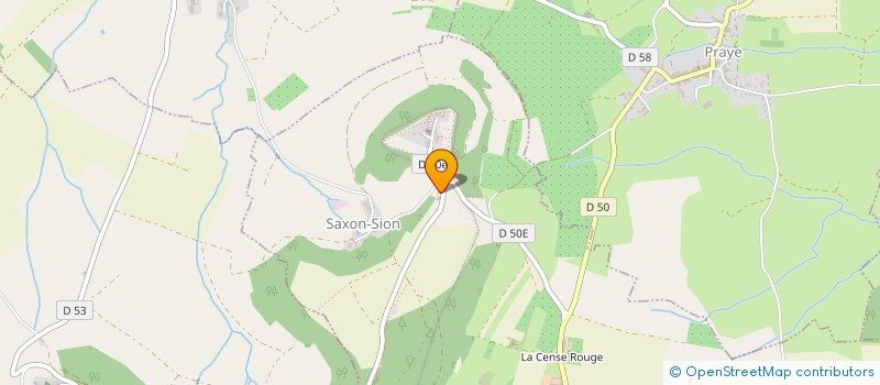 localisation de l'entreprise DES GRANDS CHAMPS  SAXON-SION