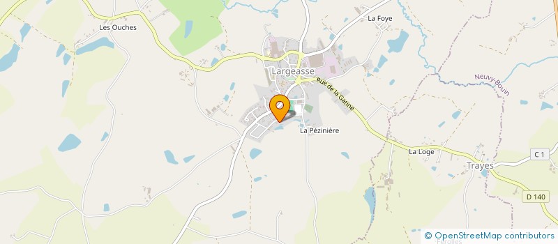 localisation de l'entreprise DES GRANDS CHAMPS  MONCOUTANT-SUR-SEVRE