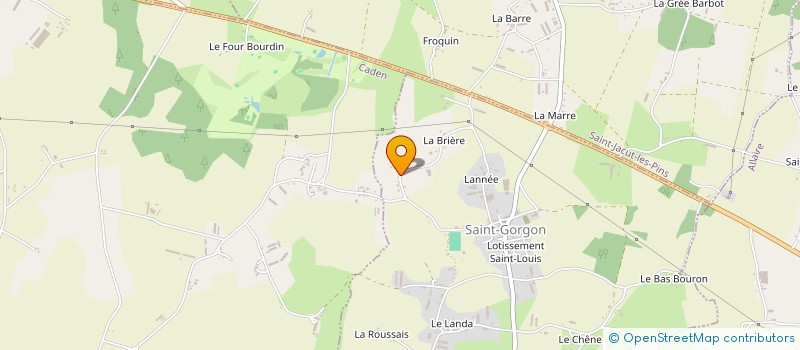 localisation de l'entreprise DES GRANDS CLOS à SAINT-GORGON