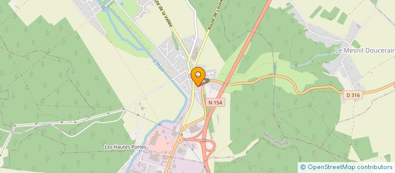 localisation de l'entreprise DES GRANDS MERISIERS  LE BOULAY-MORIN