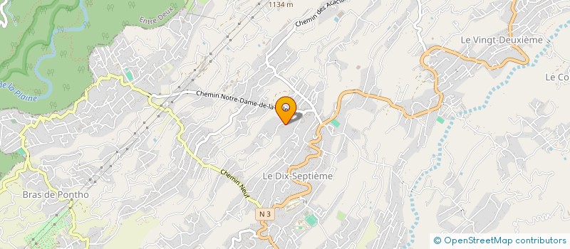 localisation de l'entreprise DES GRANDS NATTES  LE TAMPON