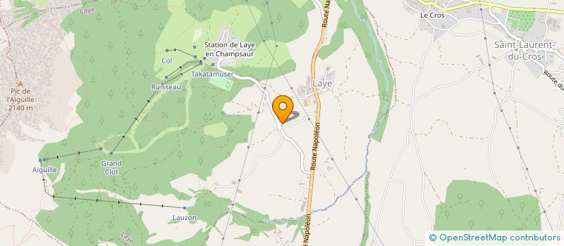 localisation de l'entreprise DES GRANDS PRES  LAYE