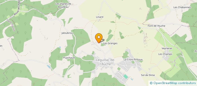 localisation de l'entreprise DES GRANGES à MANZAC-SUR-VERN