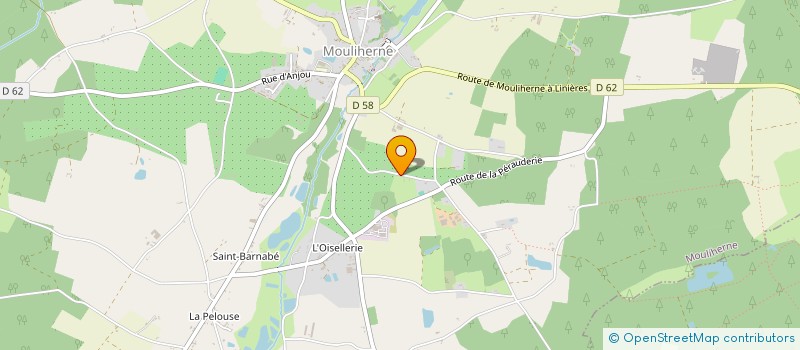 localisation de l'entreprise DES GRANGES à MOULIHERNE