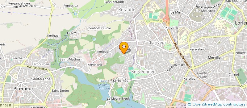 localisation de l'entreprise DES GROSEILLES à PLOEMEUR