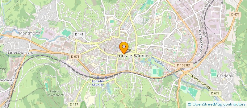 localisation de l'entreprise DES GROUPES & DES HOMMES à LONS-LE-SAUNIER