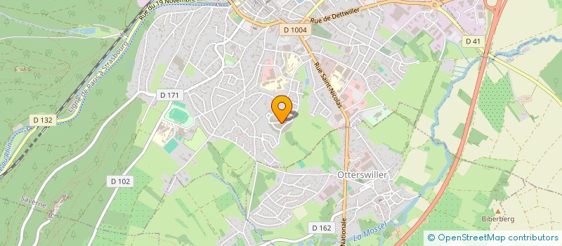 localisation de l'entreprise DES H  SAVERNE