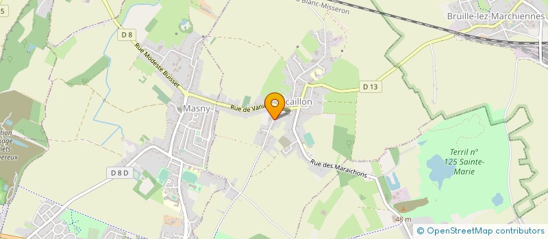 localisation de l'entreprise DES HALLOTS  ECAILLON