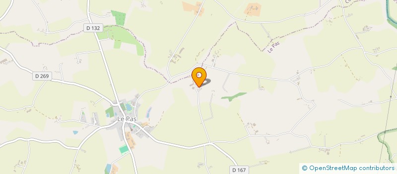 localisation de l'entreprise DES HARAS  LE PAS