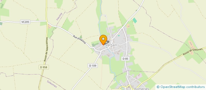 localisation de l'entreprise DES HARPIES à VERTAIN