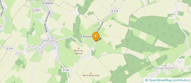 localisation de l'entreprise DES HAUTS BUISSONS  ALQUINES