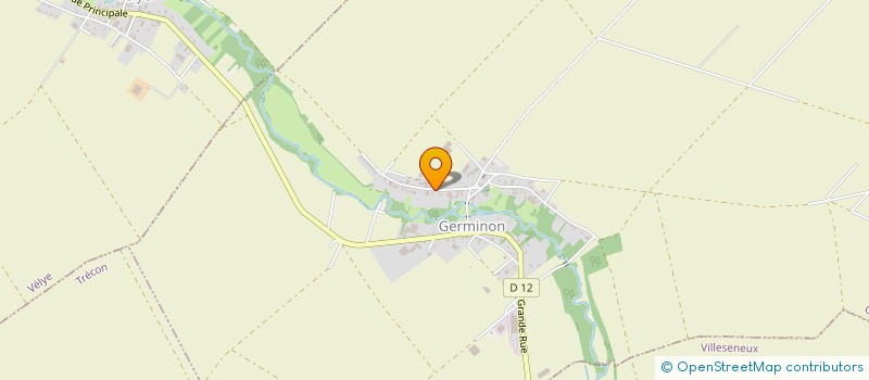 localisation de l'entreprise DES HAUTS DE VILLESENEUX  GERMINON