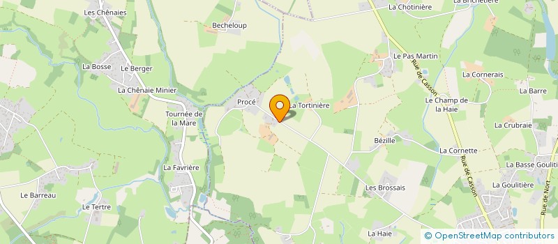 localisation de l'entreprise DES HAUTS PRES  SUCE-SUR-ERDRE