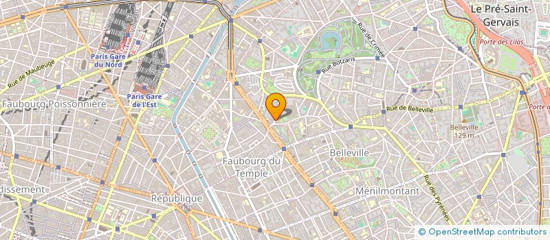 localisation de l'entreprise DES HAUTS ROSEAUX à PARIS